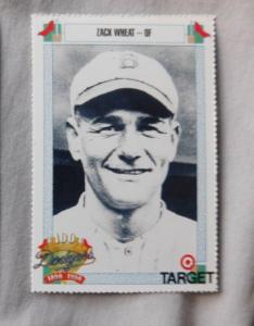 1990 Target Dodgers 100th Anniversary Baseball Card