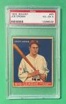 1933 Goudey Joe Cronin Rookie Card #63
