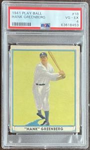 1941 Play Ball Hank Greenberg Sports Card
