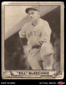 1940 Play Ball #153 Bill McKechnie Reds Card