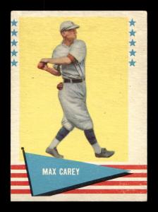 1961 Fleer Max Carey Pirates Card #12