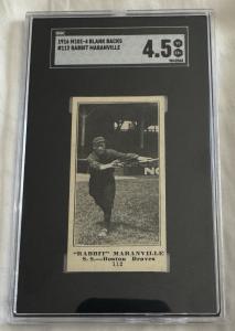 1916 Rabbit Maranville M101-5 Baseball Card #112