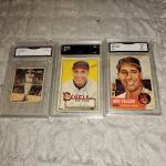 Bob Feller 1950 Bowman & 1952 Topps Cards