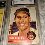 Bob Feller 1950 Bowman & 1952 Topps Cards