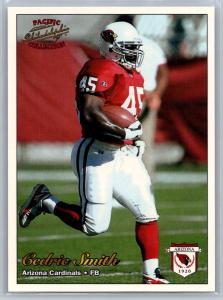 1997 Pacific Cedric Smith Card - Arizona Cardinals