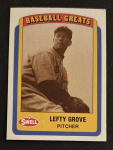 1990 Swell Baseball Greats Lefty Grove Card