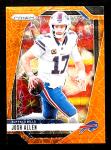 Josh Allen 2024 Panini Prizm Orange Lazer #28