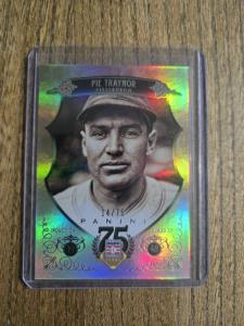 2014 Panini Hall of Fame Pie Traynor Red #21