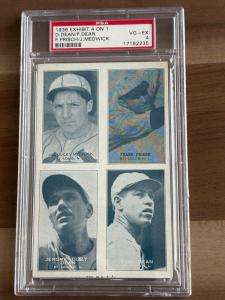 1936 Exhibits 4 on 1 HOF Dizzy Dean Card