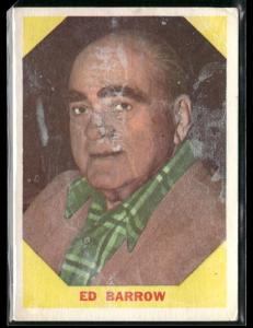 1960 Fleer Baseball Greats Ed Barrow Card