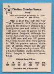 1961 Golden Press Dazzy Vance Brooklyn Dodgers Card