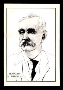 1950 Callahan HOF Baseball Card #9 Bulkeley