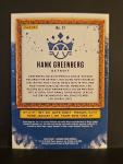 2020 Diamond Kings Hank Greenberg Tigers Card