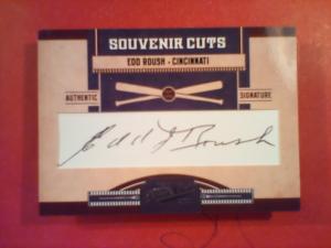 2012 Playoff Prime Cuts Ed Roush Auto 16/49