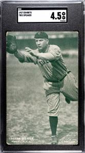 Tris Speaker 1927 Exhibit Card SGC 4.5