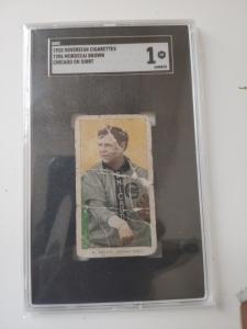 1909-11 T206 Piedmont Mordecai Brown Baseball Card