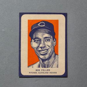 1952 Bob Feller Wheaties Champions Baseball Card