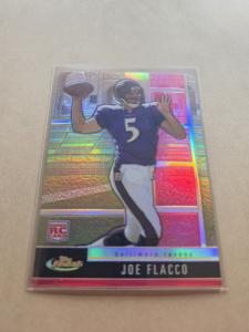 2008 Topps Finest Joe Flacco Rookie Refractor