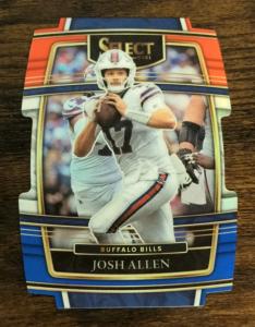 2021 Josh Allen Red & Blue Prizm Card