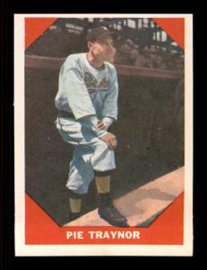 1960 Fleer Pie Traynor #77 Baseball Card