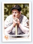 2022 Topps Update Mel Ott Image Variation Card