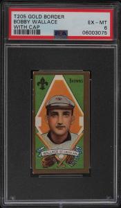 1911 T205 Bobby Wallace Gold Border Card PSA 6