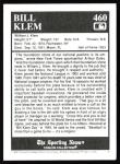 1992 Conlon Collection Bill Klem TSN #460 Card