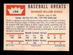 1960 Fleer Ray Schalk #56 Card EXMT+