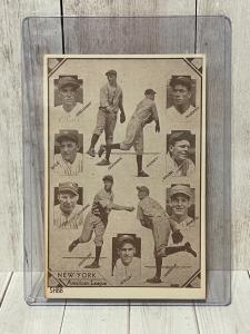 Bill Dickey Red Ruffing Pennock Yankees Card