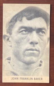 1960-61 Exhibits John Baker Yankees Card