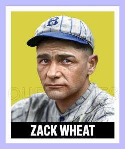 Zack Wheat Brooklyn Robins Baseball Trading Card
