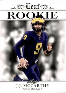 2023 J.J. McCarthy Leaf RC Rookie Card #RA-30