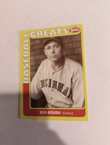 Edd Roush 1990 Swell Baseball Greats Card