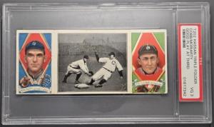 1912 T202 Hassan Triple Folder T. Cobb Sports Card
