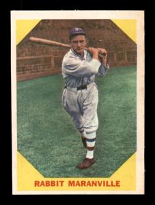 1960 Fleer Rabbit Maranville Baseball Card #21