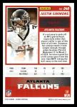 2025 Panini Score Justin Simmons Football Card