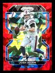Josh Allen 2021 Panini Prizm Red Ice Card