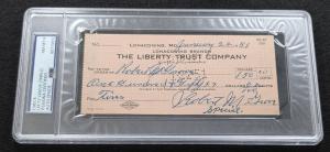 1951 Lefty Grove Signed Triple Check - Athletics