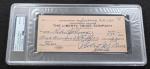 1951 Lefty Grove Signed Triple Check - Athletics