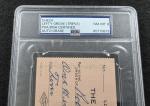 1951 Lefty Grove Signed Triple Check - Athletics
