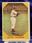 1960 Fleer #24 Mickey Cochrane Baseball Card