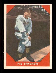 1960 Fleer Pie Traynor #77 Sports Card