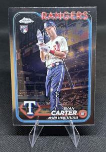 2024 Topps Chrome Evan Carter Rookie Card #USC199
