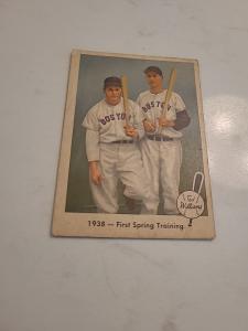 1959 Fleer Ted Williams & Jimmie Foxx Card