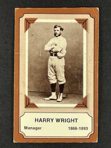 Harry Wright 1975 Fleer Major League Baseball Patch