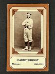 Harry Wright 1975 Fleer Major League Baseball Patch