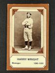 Harry Wright 1975 Fleer Major League Baseball Patch