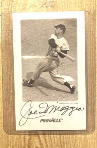 1993 Pinnacle Joe DiMaggio Autograph Card 1685/1800