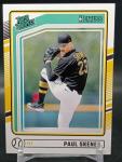 Paul Skenes 2024 Panini Donruss Rookie Card