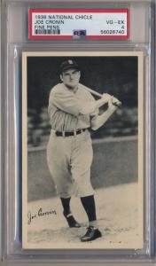 Joe Cronin 1936 National Chicle Baseball Card